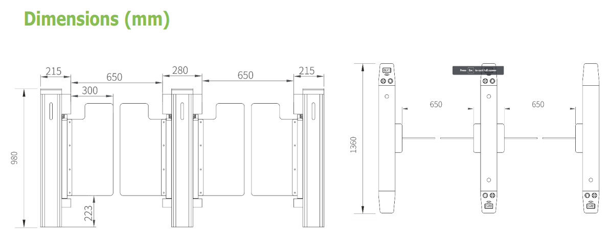 kichthuoc-cong-swing-barrier-zkteco-sbtl500-sbtl520