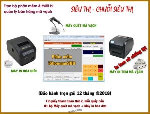 Bộ bán hàng SIÊU THỊ (bán buôn/lẻ mã vạch)