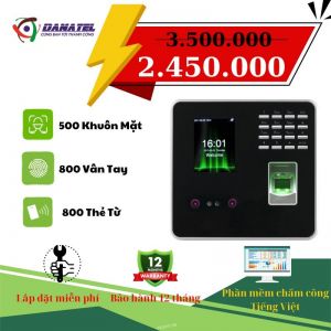 Máy chấm công vân tay và khuôn mặt Ronald jack W800