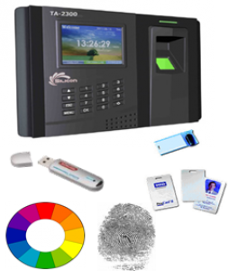 Máy chấm công tích hợp dấu vân tay & thẻ cảm ứng Silicon TA2300+RFID