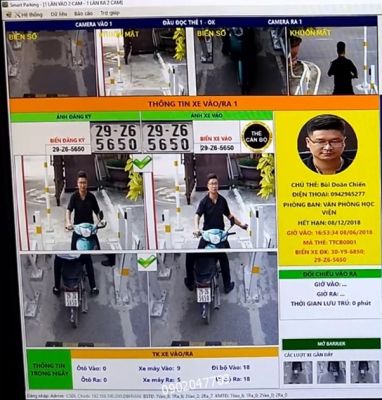 HỆ THỐNG KIỂM SOÁT BÃI XE THÔNG MINH BẰNG NHẬN DIỆN KHUÔN MẶT FACE ID