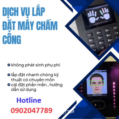 Dịch Vụ Lắp Đặt Máy Chấm Công Hikvision