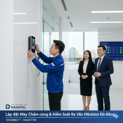 Dịch vụ Lắp đặt Máy Chấm công Hikvision Đà Nẵng Trọn gói