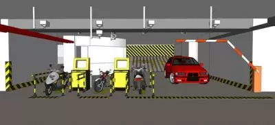 Lắp đặt máy giữ xe thông minh