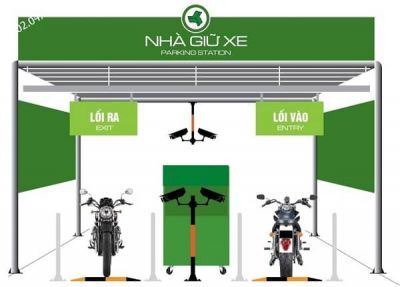 Máy ( Bãi) giữ xe bằng thẻ từ giá rẻ tại Đà Nẵng