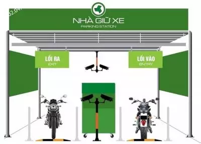 Máy ( Bãi) giữ xe bằng thẻ từ giá rẻ tại Đà Nẵng