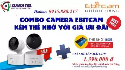KHUYẾN MÃI LẮP ĐẶT CAMERA IP WIFI KHÔNG DÂY