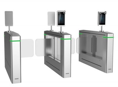 Giải pháp Kiểm soát ra vào bằng thiết bị chấm công khuôn mặt - nhận diện khuôn mặt đo thân nhiệt - cổng xoay - flap barie - swing barie